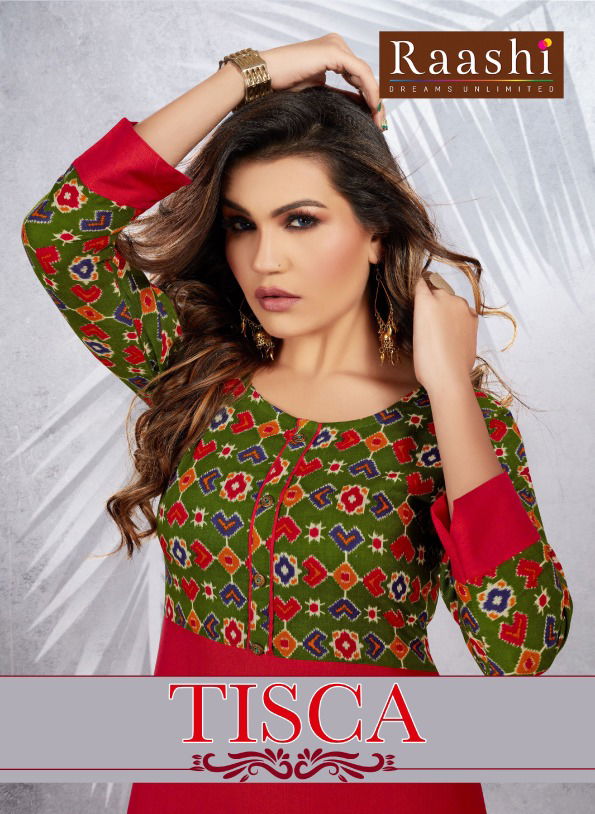 Raashi Tisca Designer Exclusive Wholesale Printed Kurtis
